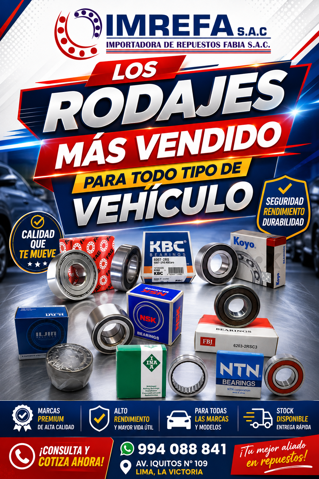 ¡¡¡LOS RODAMIENTOS MÁS COTIZADOS!!!